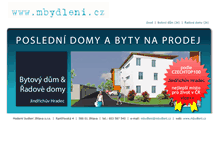 Tablet Screenshot of mbydleni.cz